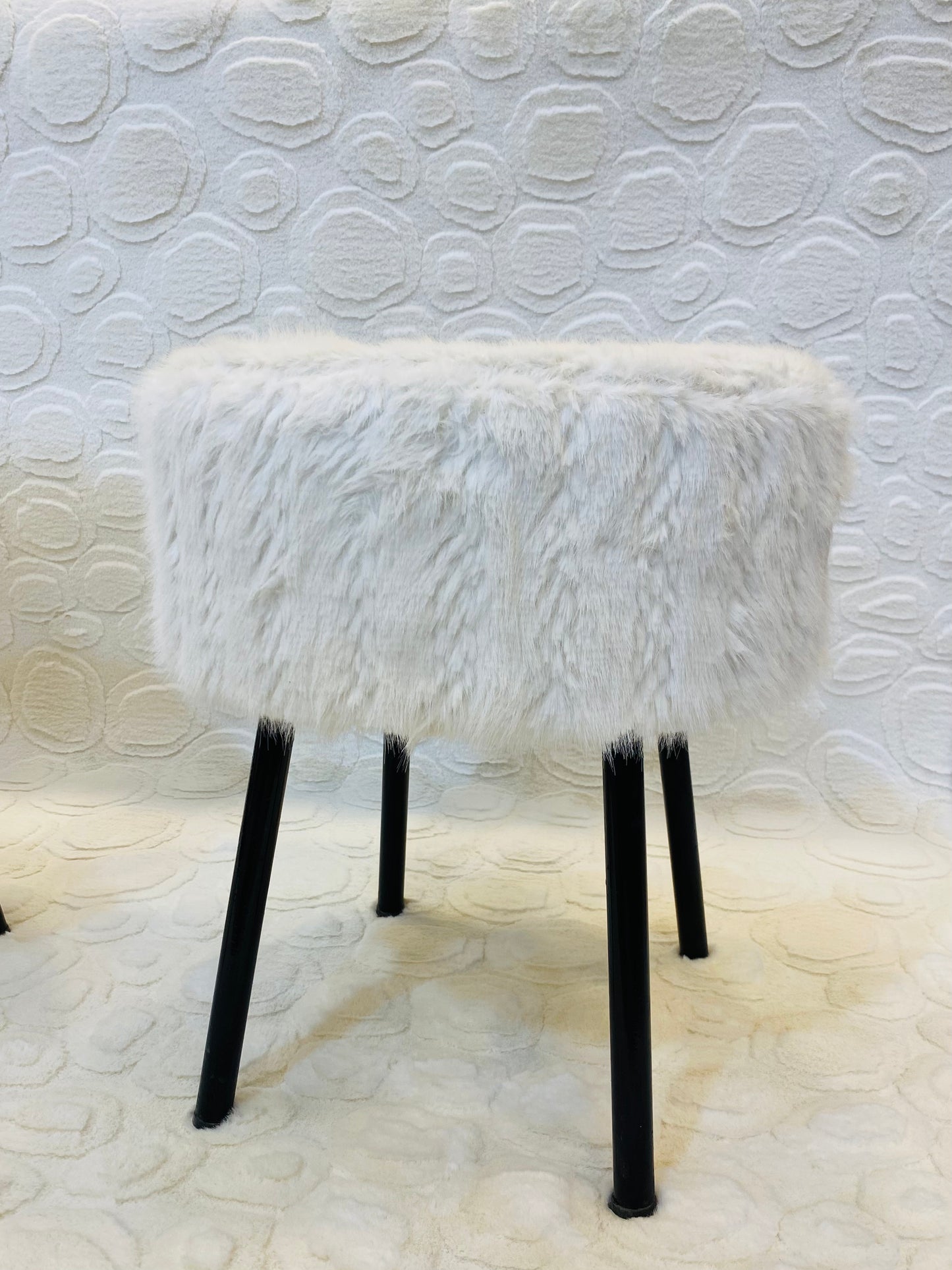 Wooly Accent Stool