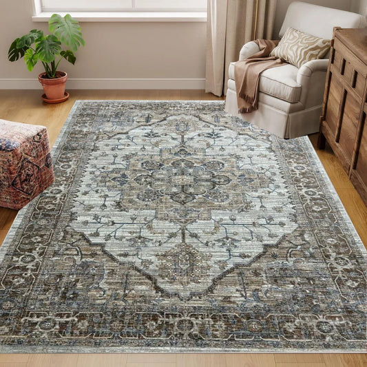 Sofia CreamBrown Rug