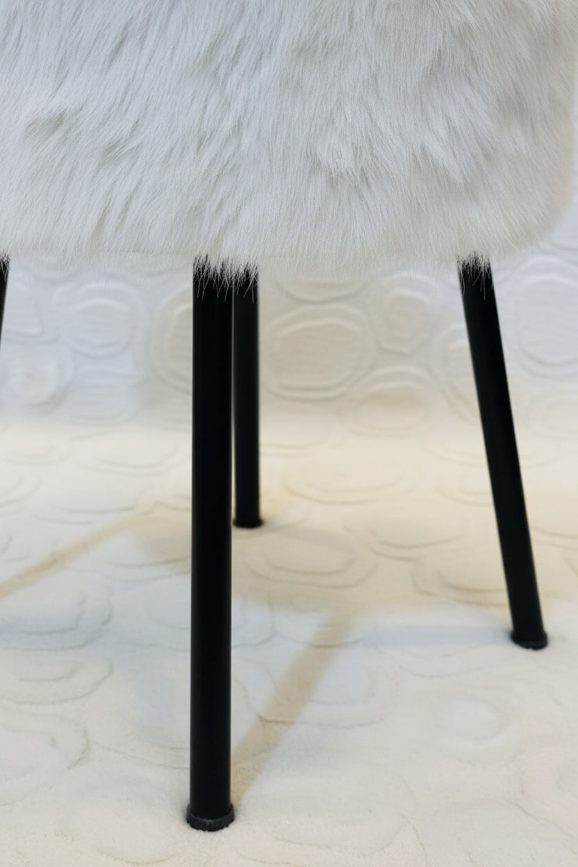 Wooly Accent Stool