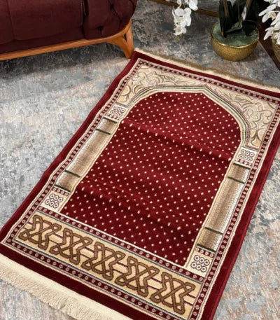 Ishraq janamaz Heavy Woven Prayer Mat Style 4